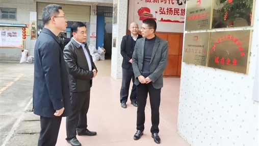 岑溪市人大常委会主任羽国强率调研组莅临918博天堂(中国区)官方网站检查指导工作